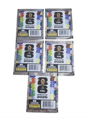 Panini World Cup 2026 Official Sticker 5 Packs 35 Stickers